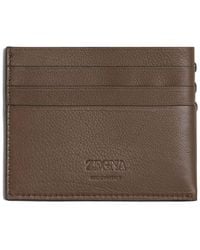 ZEGNA - Leather Card Holder - Lyst