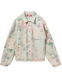 Junya Watanabe - X Levi's Rose-Print Jacket - Lyst