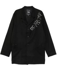Y-3 - Chito City Graphic Wool Blazer - Lyst