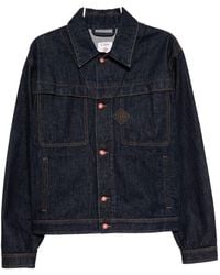 CASABLANCA - Embroidered Logo Denim Jacket - Lyst