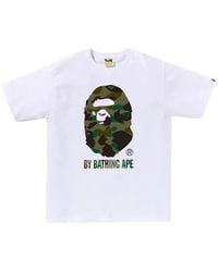 A Bathing Ape - Graphic-print T-shirt - Lyst