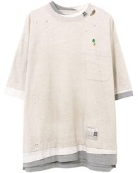 Maison Mihara Yasuhiro - Triple Layered Tee - Lyst