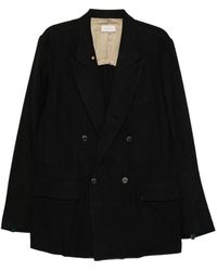 BED j.w. FORD - Double-Breasted Silk Blazer - Lyst
