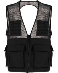 Givenchy - Zip-up Cotton Cargo Gilet - Lyst