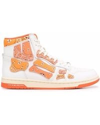 Amiri - Skel-Top Hi Bandana High-Top Sneakers - Lyst