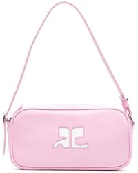 Courreges - Reedition Leather Shoulder Bag - Lyst