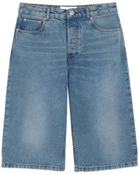 Ami Paris - Denim Bermuda Shorts - Lyst