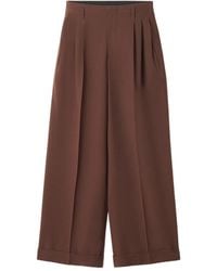 Lanvin - Pleated-Front Trousers - Lyst