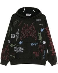 A Bathing Ape - Logo-Print Hoodie - Lyst