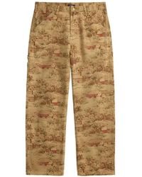 Polo Ralph Lauren - Landscape-Print Straight-Leg Trousers - Lyst