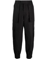 McQueen - Organic Cotton Cargo Trousers - Lyst