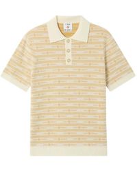 CASABLANCA - Logo-Print Wool Polo Shirt - Lyst