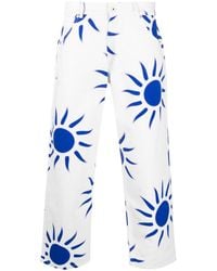 Liberal Youth Ministry - Graphic-Print Straight-Leg Jeans - Lyst