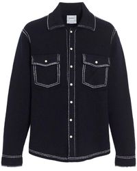 Barrie - Contrast-Stitch Pocket Shirt Jacket - Lyst