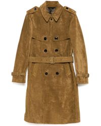 Tom Ford - Buttery Suede Trench Coat - Lyst