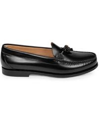 G.H. Bass & Co. - Tassel-Detail Leather Loafers - Lyst