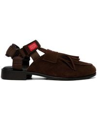 BED j.w. FORD - Loafer-Style Leather Sandals - Lyst