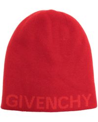 Givenchy Embroidered-logo Knitted Beanie