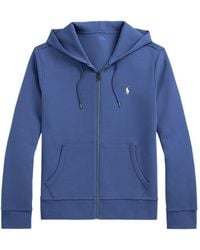 Polo Ralph Lauren - Double-Knit Zip-Up Hoodie - Lyst