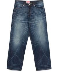 KENZO - Faded-Effect Jeans - Lyst