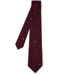 Paul Smith - Burgundy Silk Polka Dot Rabbit Tie - Lyst