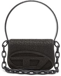 DIESEL - 1Dr Leather Shoulder Bag With Dry Finish - Lyst