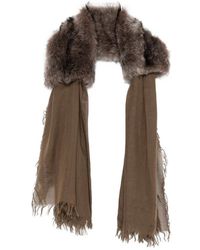 Giorgio Armani - Frayed-Edge Scarf - Lyst
