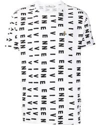 Vivienne Westwood - Logo-print Cotton T-shirt - Lyst