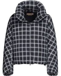 Marni - Checked Oversized Down Jacket - Lyst