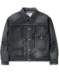 Neighborhood - Buttoned Denim Jacket - Lyst