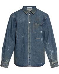 Helmut Lang - Painted Denim Shirt - Lyst