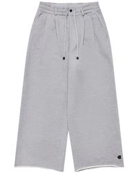 Dover Street Market - Pantalon De Jogging Plissé En Coton À Lien De Resserrage - Lyst