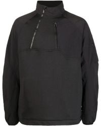 Maharishi - Diagonal-Zip Panelled Sweatshirt - Lyst