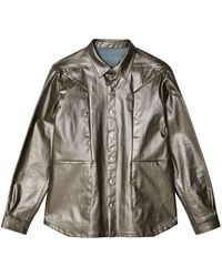 Rick Owens - Fogpocket High-shine Shirt Jacket - Lyst