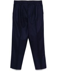 ZEGNA - Tapered-Leg Trousers - Lyst