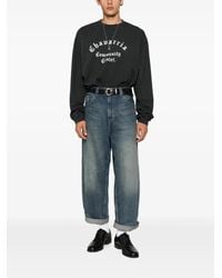 Willy Chavarria - Logo-Print Long-Sleeve T-Shirt - Lyst