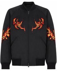 Y-3 - Embroidered Graphic Satin Souvenir Jacket - Lyst