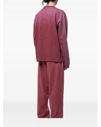 Maison Mihara Yasuhiro - Sun-Faded Like Distressed Long-Sleeve T-Shirt - Lyst