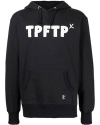 The Power for the People - Logo Print Drawstring Hoodie - Lyst