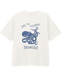 Momotaro - Octopus-Print Cotton T-Shirt - Lyst