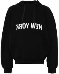Helmut Lang - Logo-Print Hoodie - Lyst