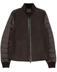 Moncler - Crachin Reversible Shearling & Nappa Short Down Jacket - Lyst
