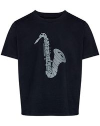MM6 by Maison Margiela - Saxophone-Print T-Shirt - Lyst