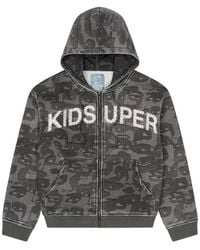 Kidsuper - Hooded Camouflage Sweatshirt - Lyst