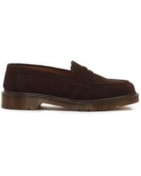 Dr. Martens - Delapre Suede Penny Loafers - Lyst