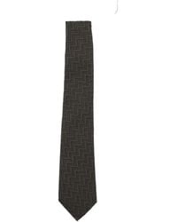 Giorgio Armani - Chevron-Pattern Tie - Lyst