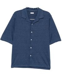 Brunello Cucinelli - Camp-Collar Buttoned Shirt - Lyst