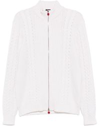Kiton - Cable-Knit Cashmere Cardigan - Lyst