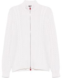 Kiton - Cable-Knit Cashmere Cardigan - Lyst