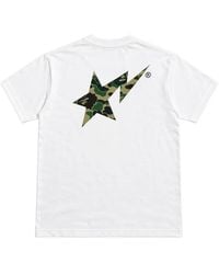 A Bathing Ape - Bape Sta Camouflage-Print T-Shirt - Lyst